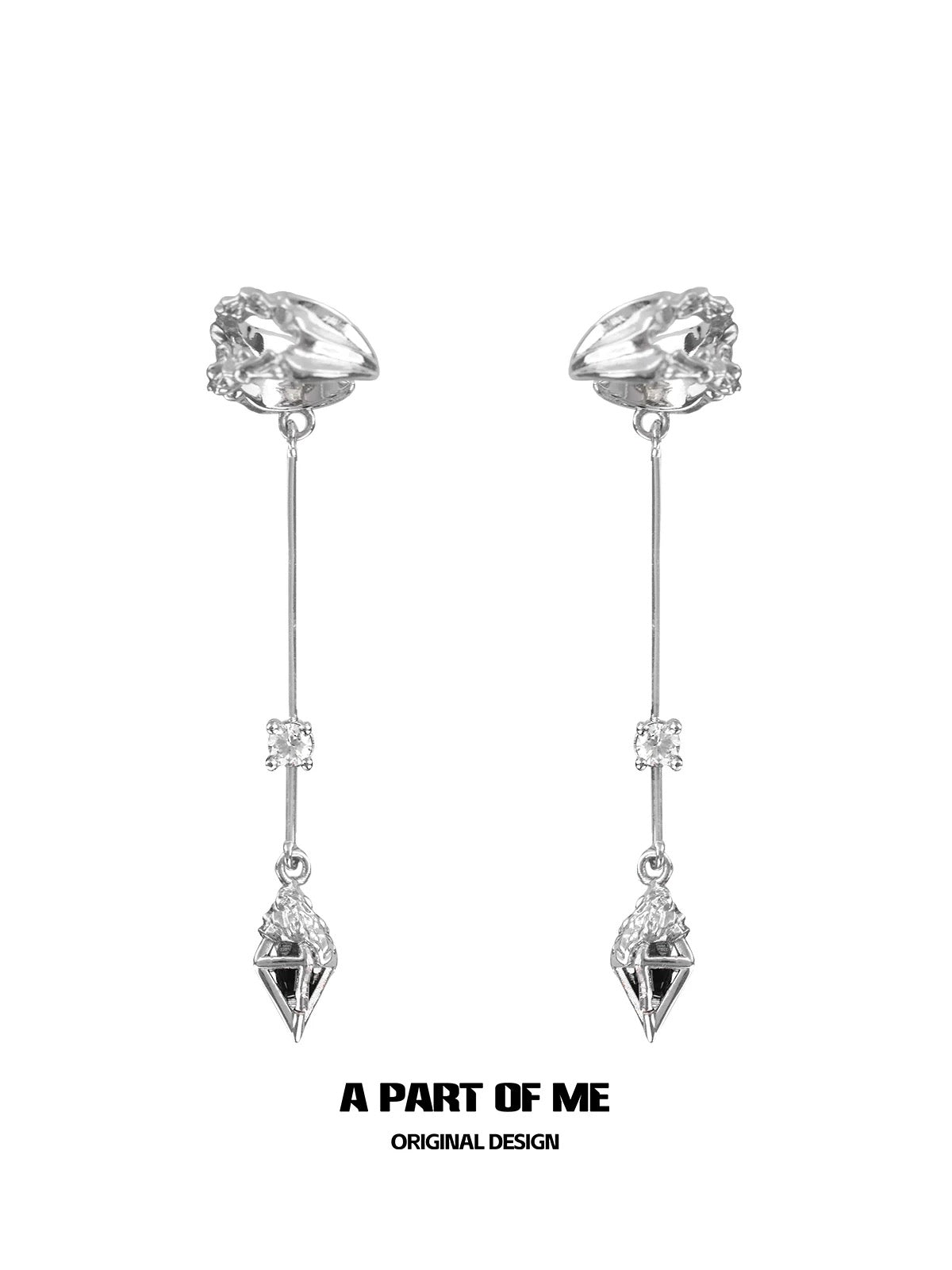 Dark Matter 18K Platinum Plating Ear Cuffs