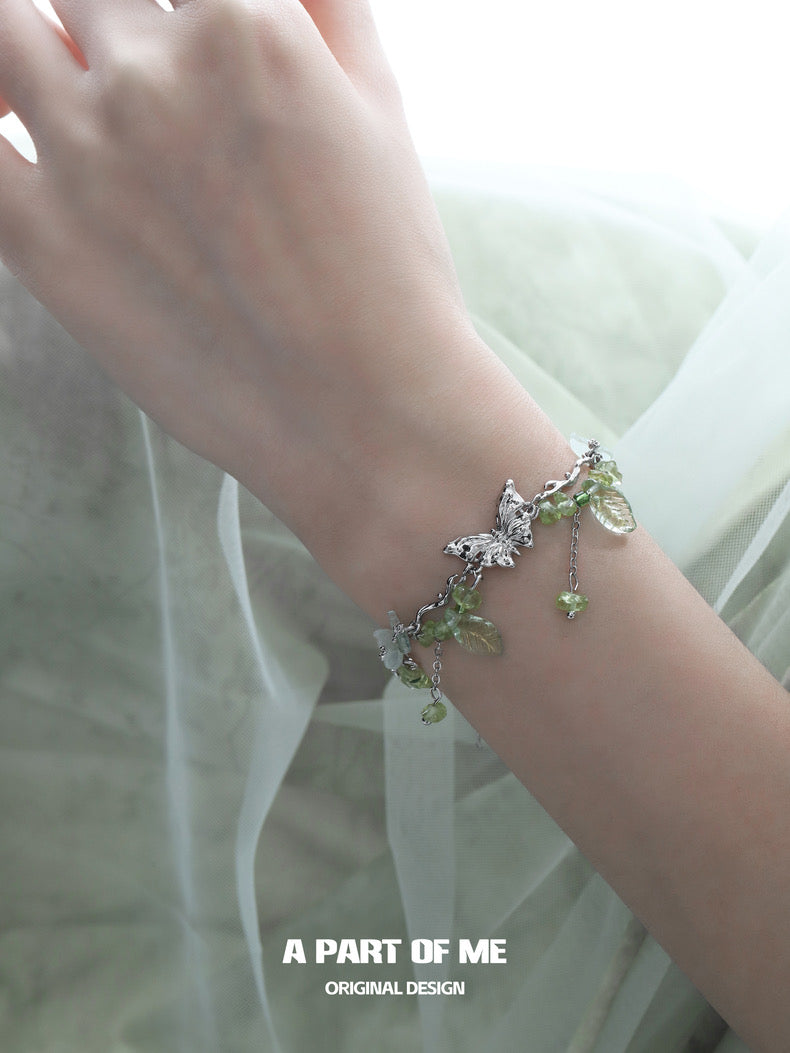 フォレストフェアリーコレクション 18Kプラチナメッキブレスレット