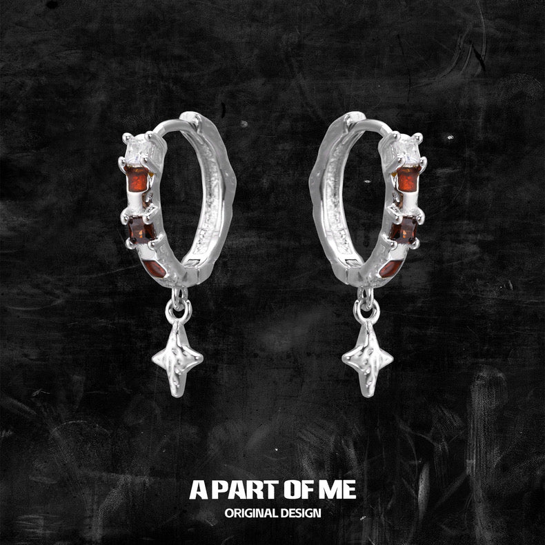 Wasteland S925 Sterling Silver Huggies Earrings