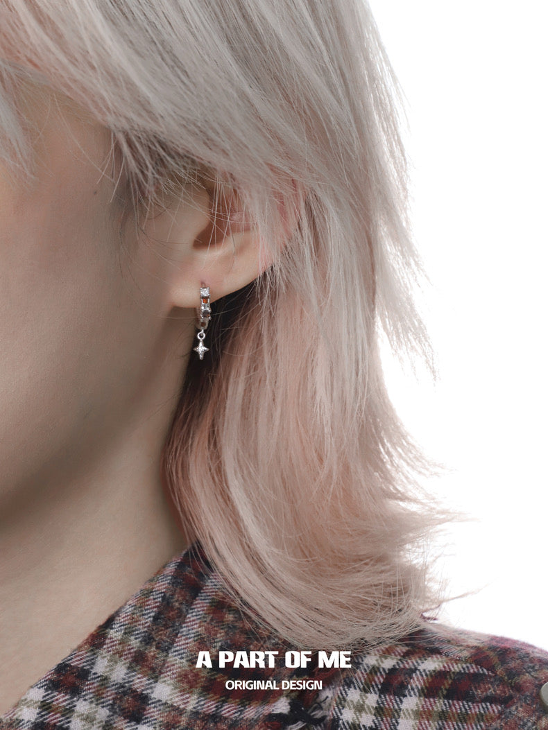 Wasteland S925 Sterling Silver Huggies Earrings