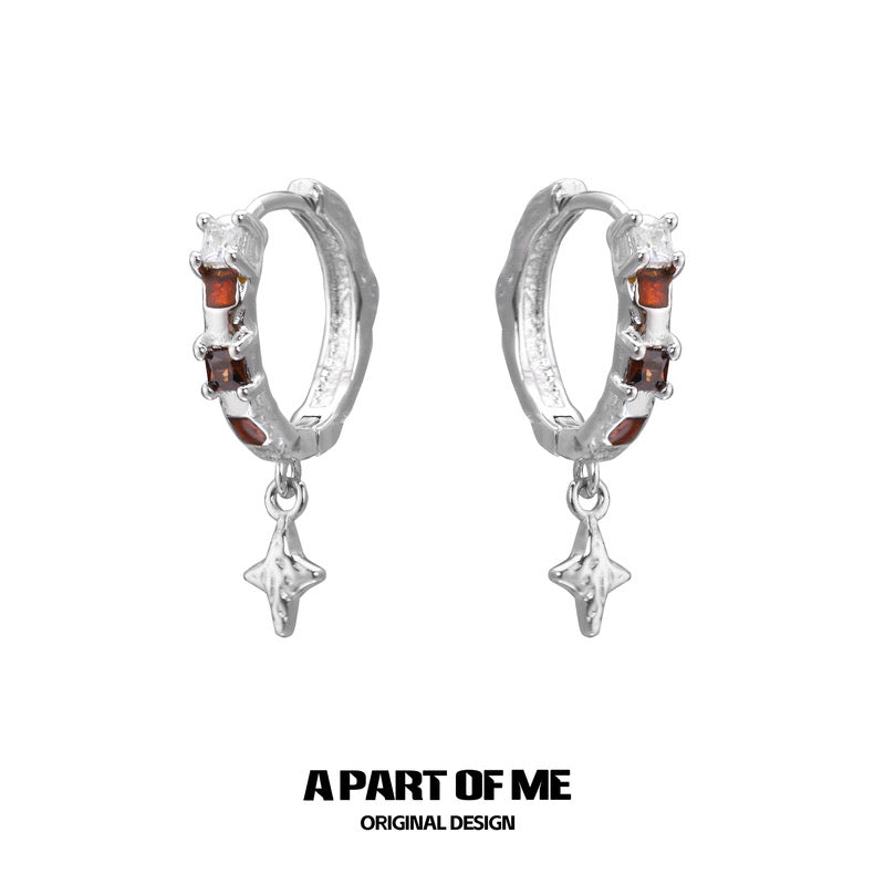 Wasteland S925 Sterling Silver Huggies Earrings