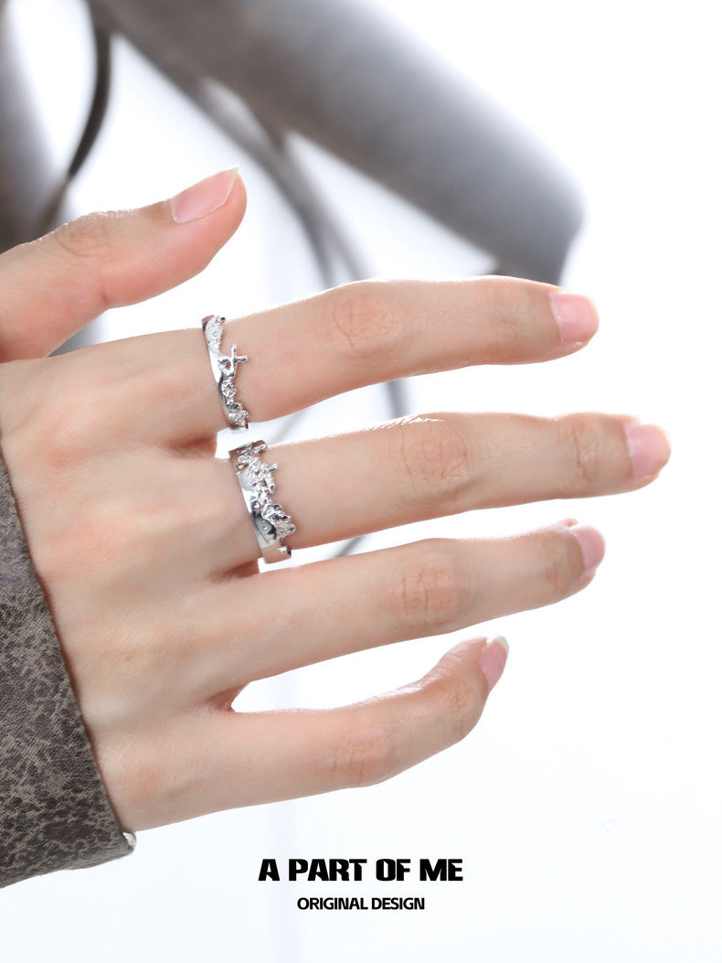 Redemption S925 Sterling Silver Couple Rings