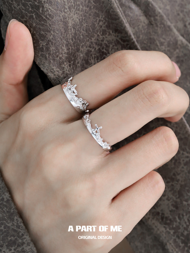 Redemption S925 Sterling Silver Couple Rings