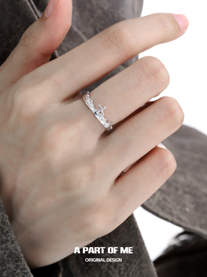 Redemption S925 Sterling Silver Couple Rings