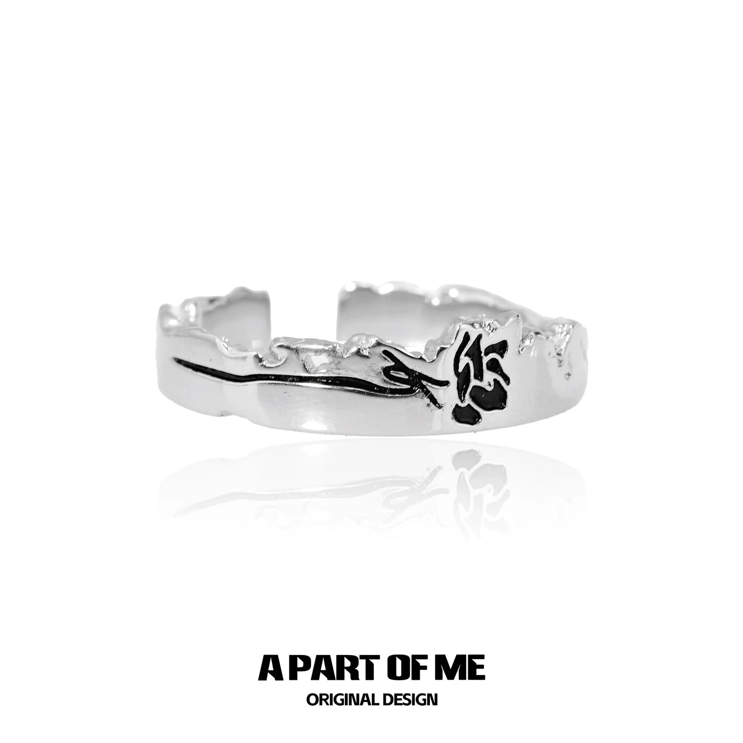 Moonlight Faust S925 Sterling Silver Couple Ring