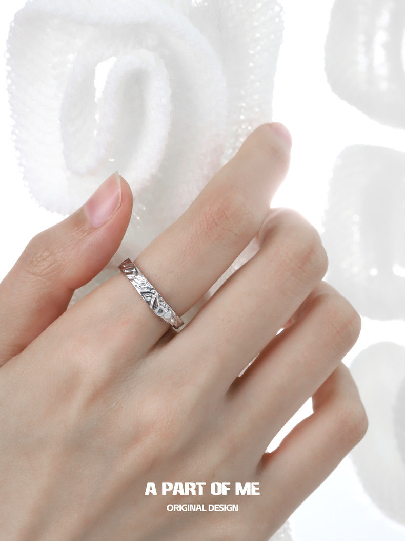 Symbiosis S925 Sterling Silver Couple Rings
