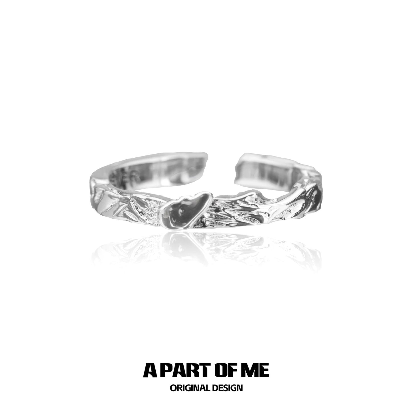Symbiosis S925 Sterling Silver Couple Rings