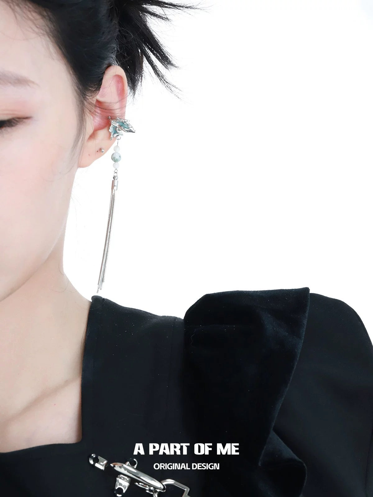 First Love 18K Platinum Plating Dangle Earrings