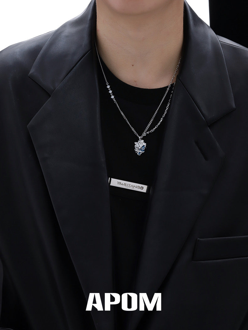 Melting Ice 18K Platinum Plating Pendant Necklaces