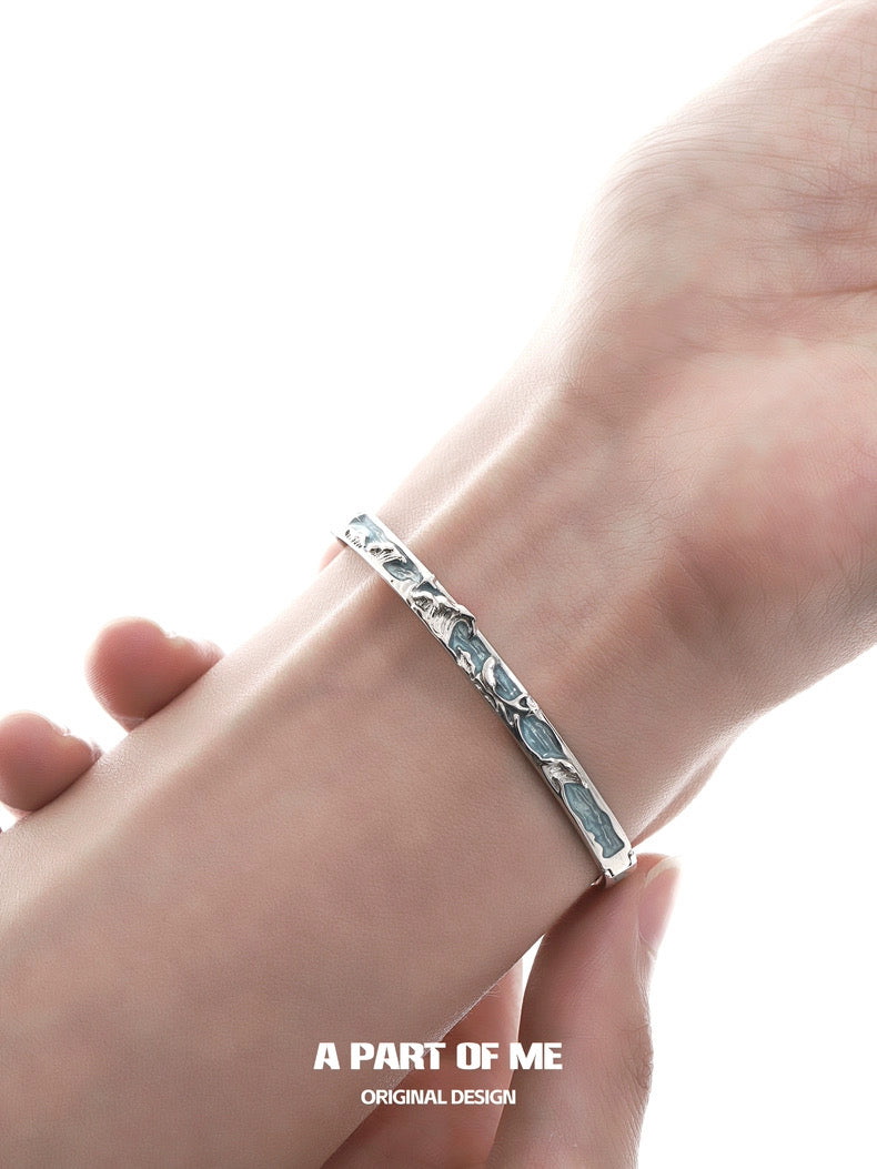 Mountain & Sea 18K Platinum Plating Resin Bracelet
