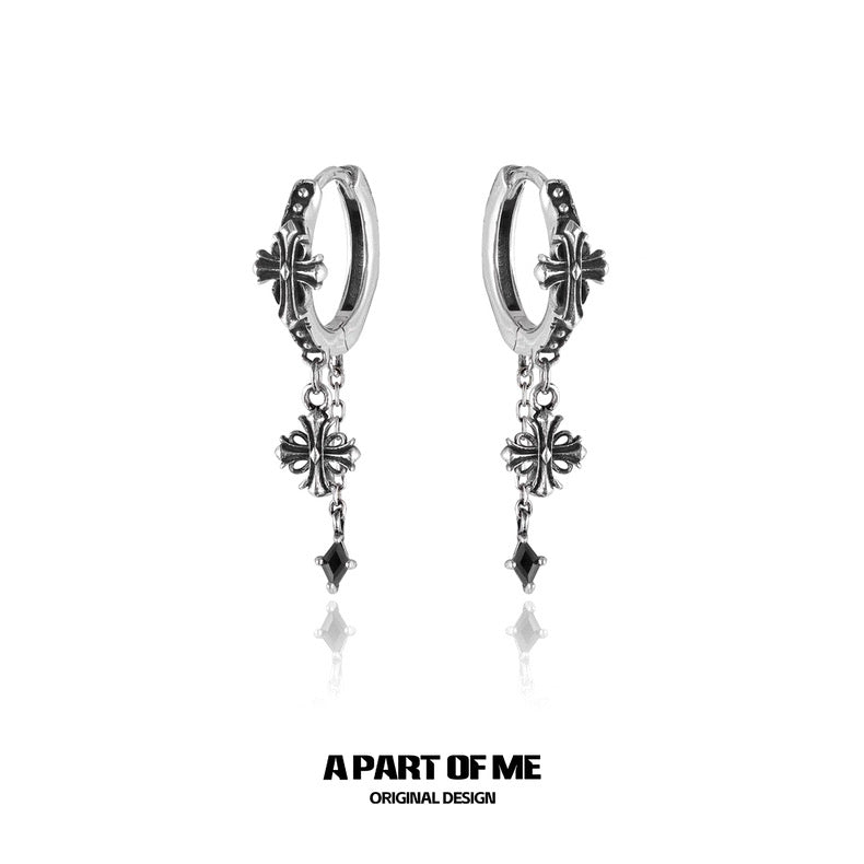 Iris S925 Sterling Silver Huggie Earrings