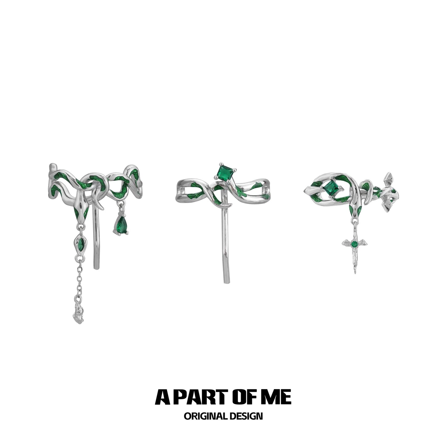 Slytherin Collection 18K Platinum Plating Hair Accessories
