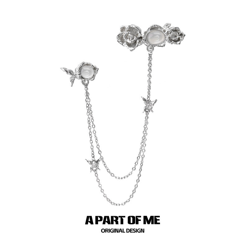 Aroma Series 18K Platinum Plating Agate Stone Brooch