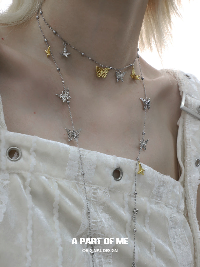 Flutter Essence 18K Yellow Gold Plating Body Chain