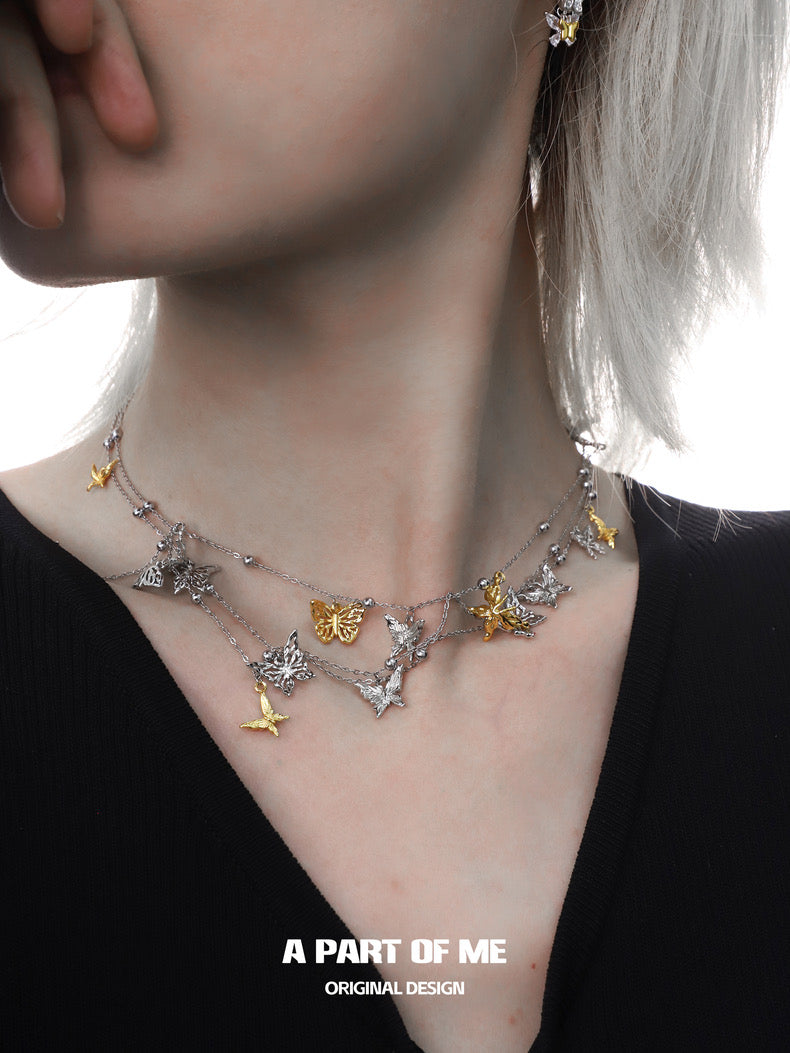 Flutter Essence 18K Yellow Gold Plating Body Chain