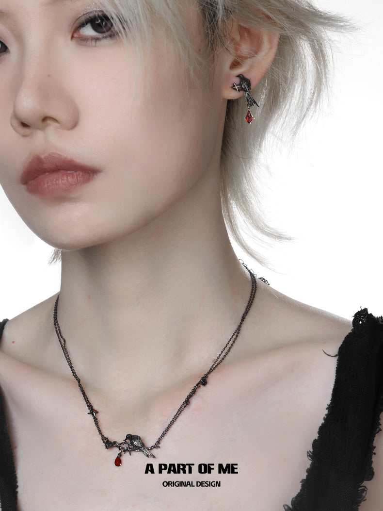 크로우 컬렉션(실러스 버전) S925 스털링 실버 목걸이