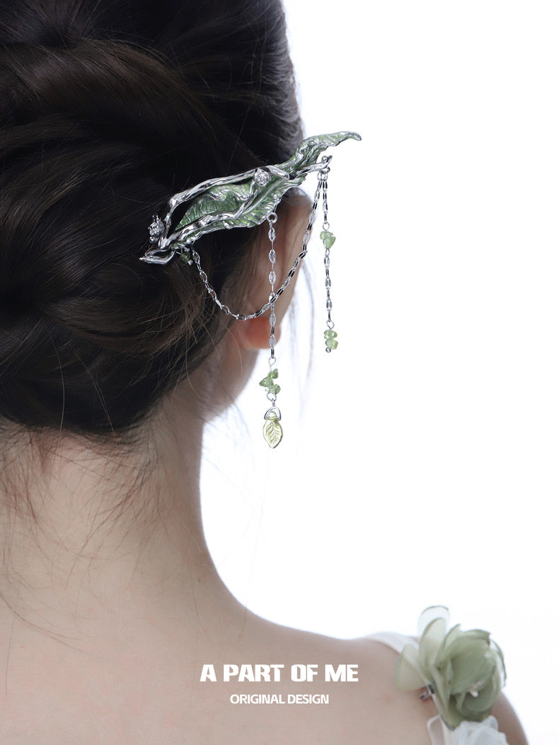森の妖精コレクション プラチナメッキヘアピン