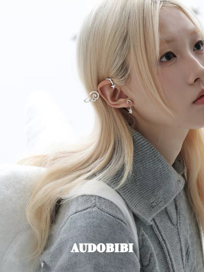 Judgement Angel 18K Platinum Plating Ear Climbers