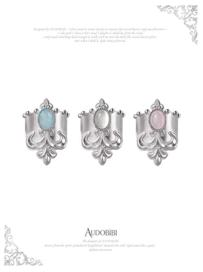 The Knight 18K Platinum Plating Mini Hair Holder