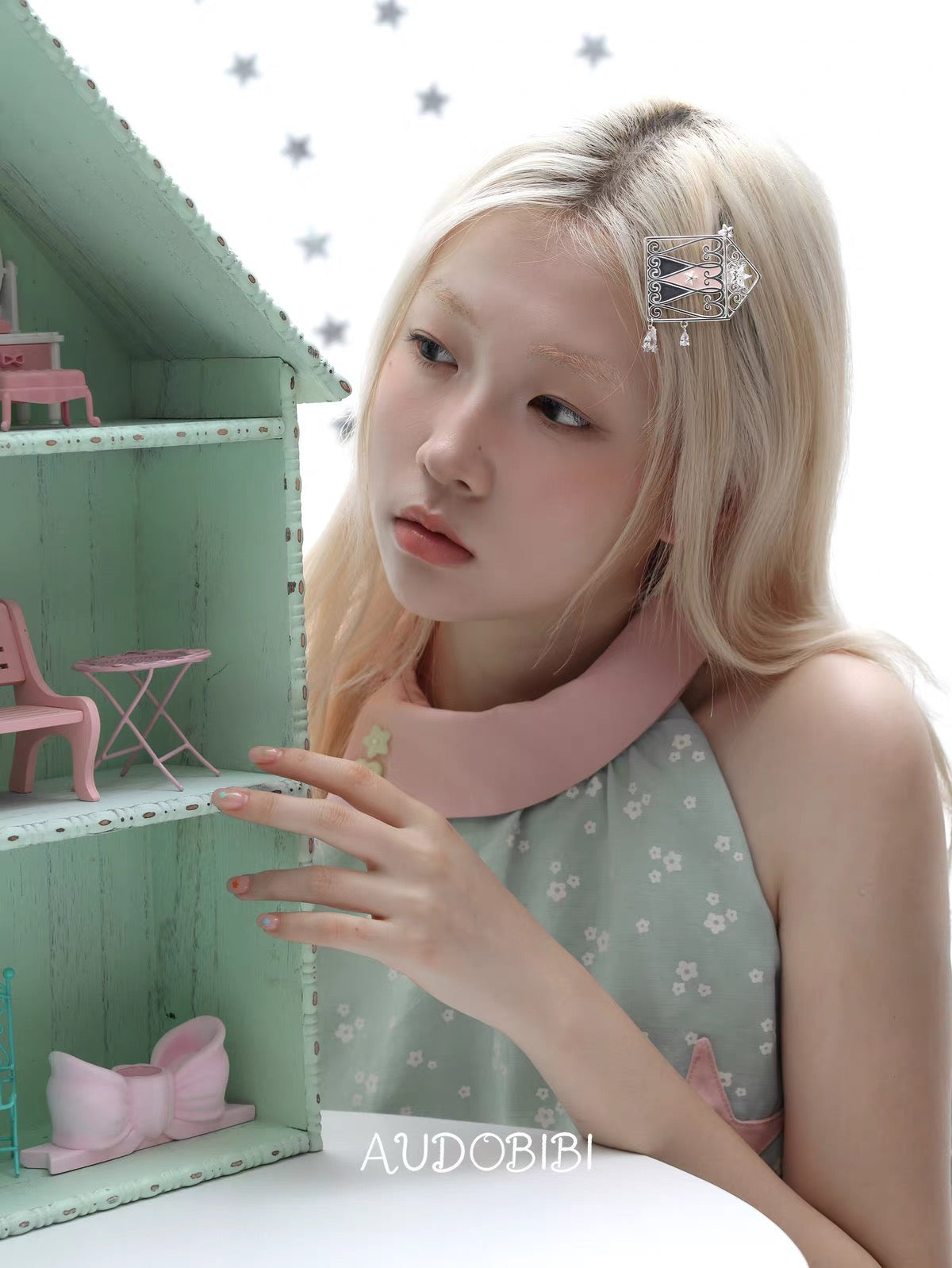 The Hidden Gate 18K Platinum Plating Secret Garden Hair Clip