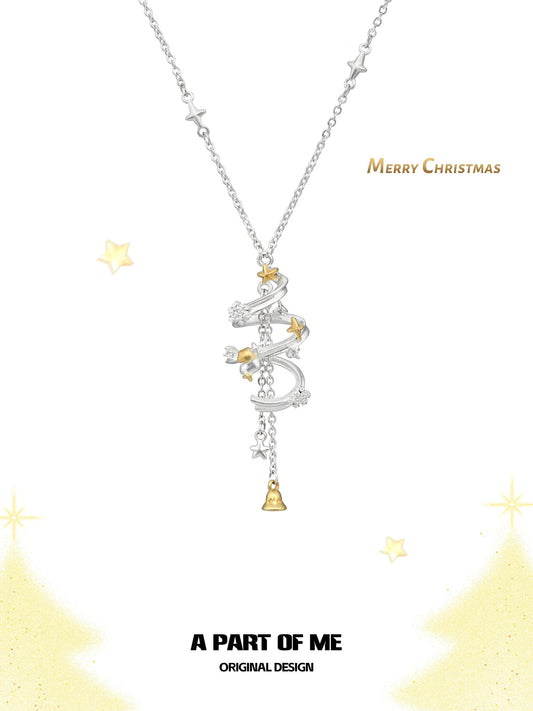Christmas Tree 18K Platinum Plating Necklace