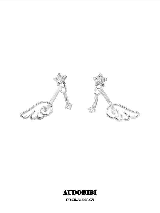 Angel Dream 18K Platinum Plating Mini Detachable Earrings