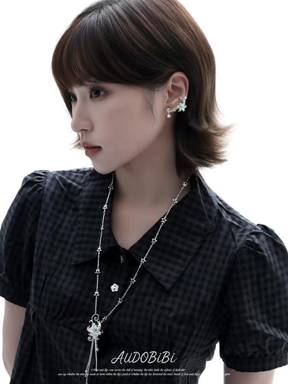Dreamcore Lily 18K Platinum Plating Star Necklace