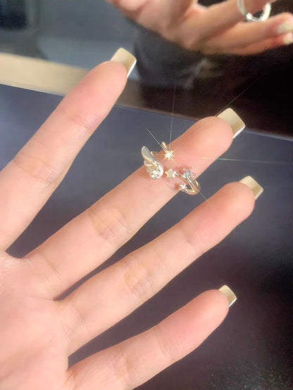 Angel Dream S925 Sterling Silver Angel Wing Rings