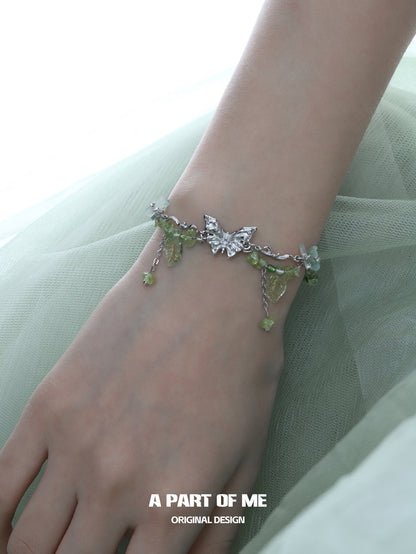 フォレストフェアリーコレクション 18Kプラチナメッキブレスレット