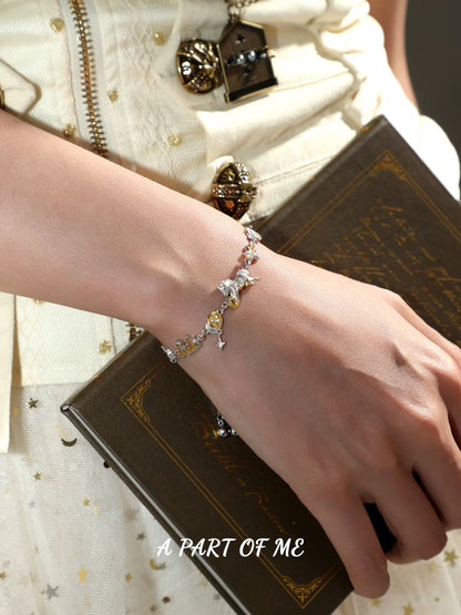 Year of the Horse 18K Platinum Plating Slider Bracelet