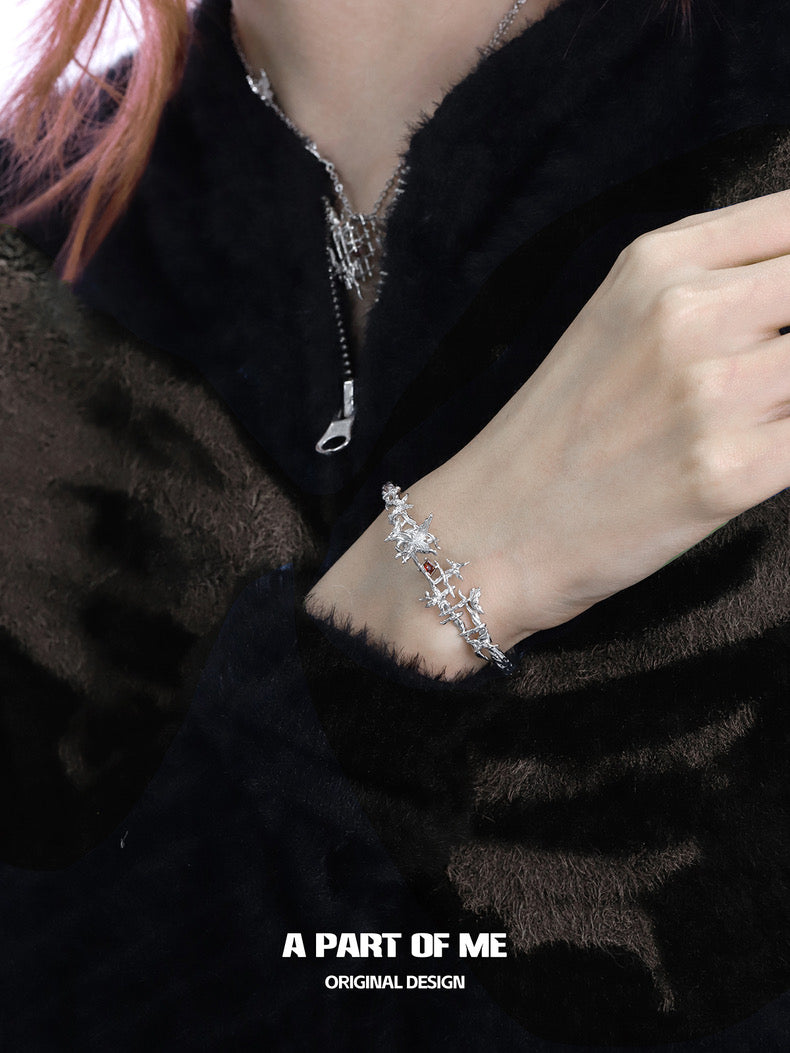Butterfly Cage 18K Platinum Plating Bangle