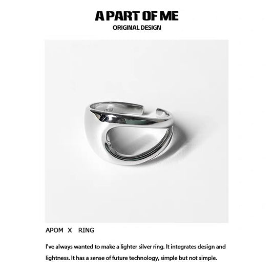 [Old Design] Zero Gravity S925 Sterling Silver Adjustable Ring