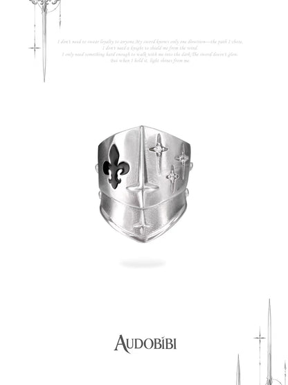 The Knight 18K Platinum Plating Armor Joint Rings