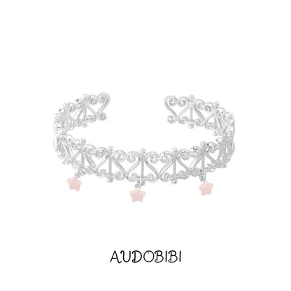 The Hidden Gate 18K Platinum Plating Vines Bangle