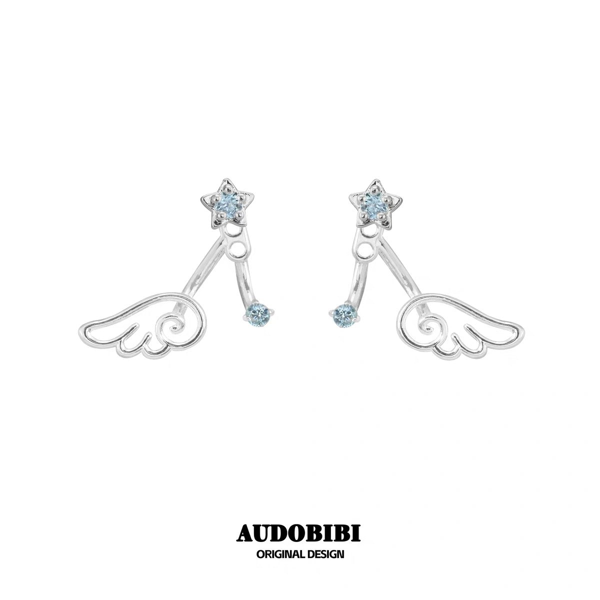 Angel Dream 18K Platinum Plating Mini Detachable Earrings