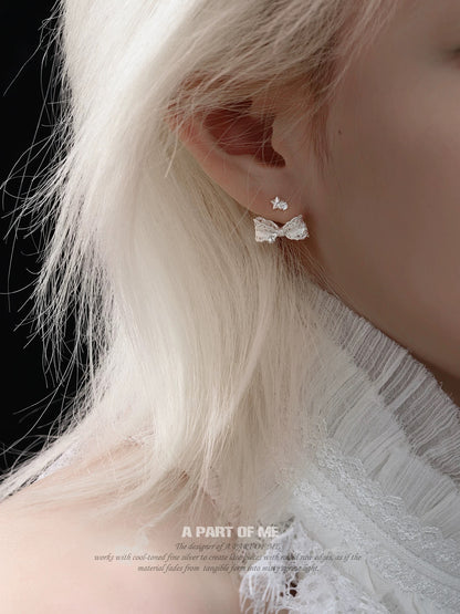 Dreaming in Lace 18K Platinum Plating Detachable Earrings
