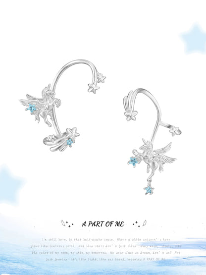 Unicorn 18K Platinum Plating Ear Wraps