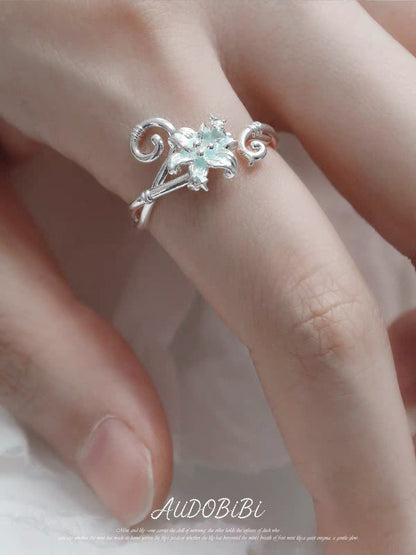 Dreamcore Lily S925 Sterling Silver Vine Ring