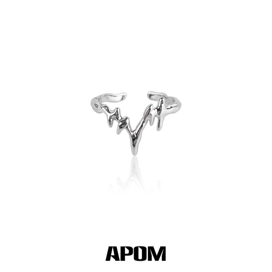 Heartbeat S925 Sterling Silver Ring