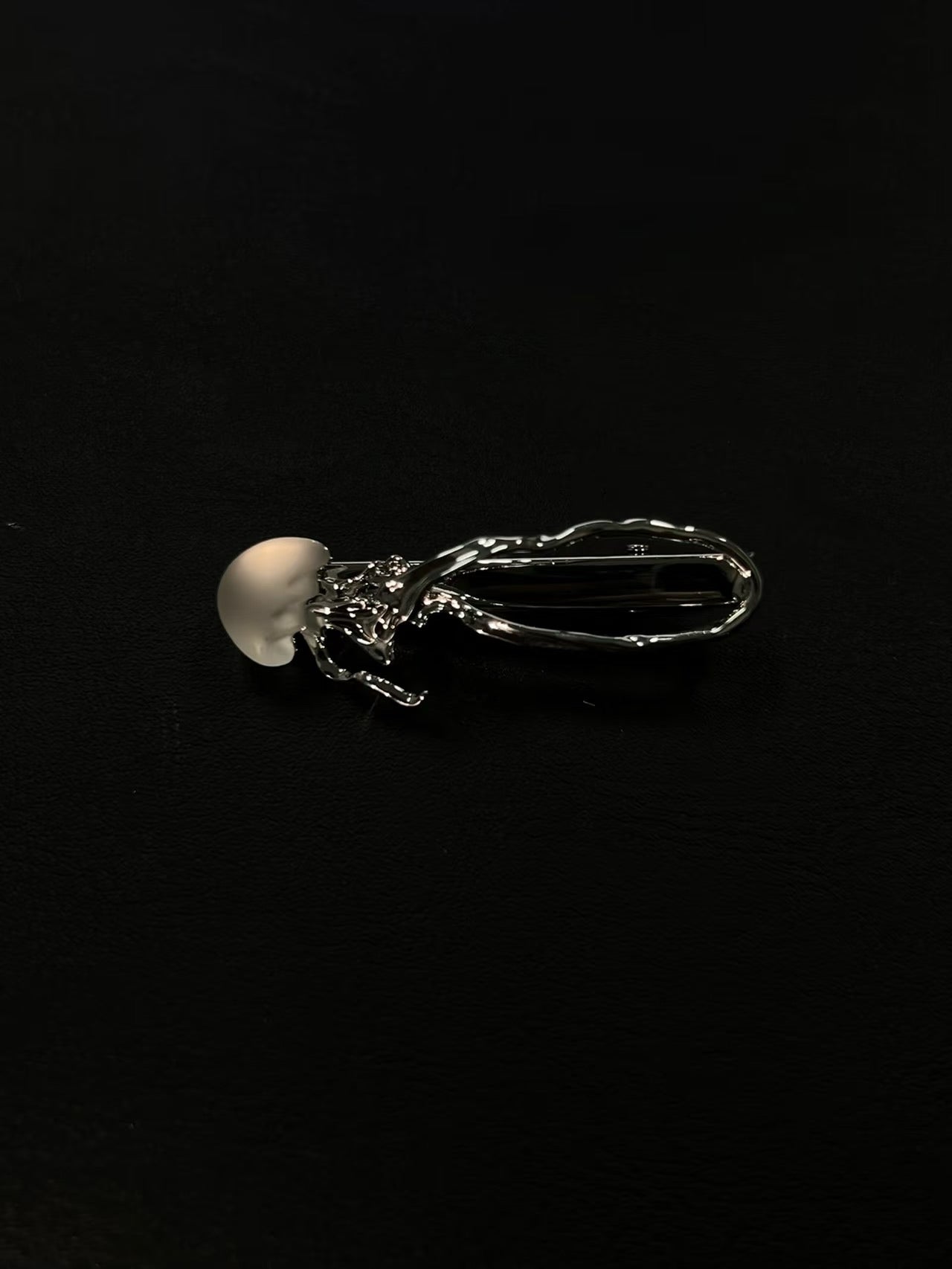 Jellyfish Bloom 18K Platinum Plating Hair Clips