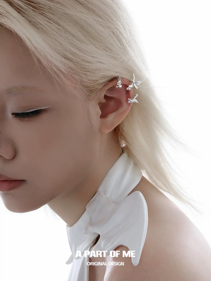 Birdsong 18K Platinum Plating Fairy-Inspired Ear Wraps