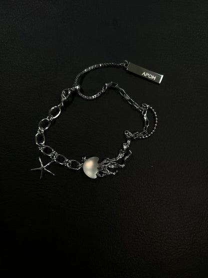 Jellyfish Bloom 18K Platinum Plating Bracelet