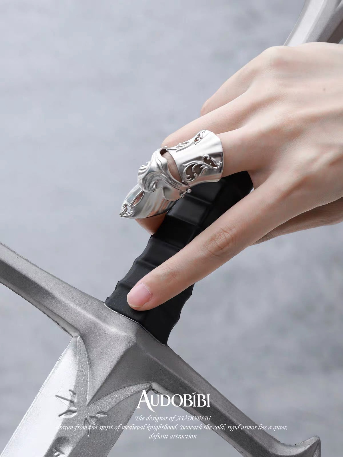 The Knight 18K Platinum Plating Armor Joint Rings