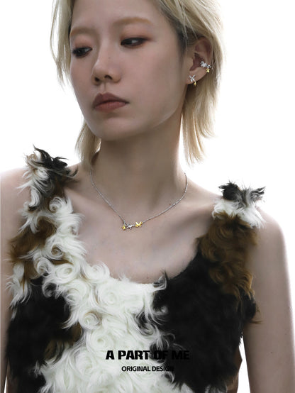 Flutter Essence S925 Sterling Silver 18K Yellow Gold Plating Necklaces