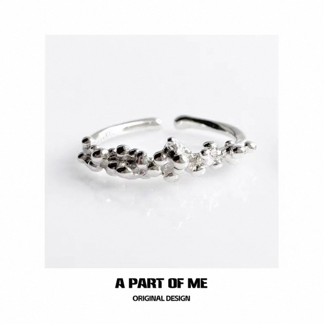 [Old Design - 2020] Rippling Waves S925 Sterling Silver Adjustable Rings