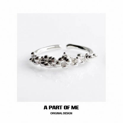 [Old Design - 2020] Rippling Waves S925 Sterling Silver Adjustable Rings