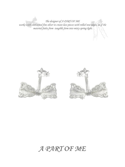 Dreaming in Lace 18K Platinum Plating Detachable Earrings