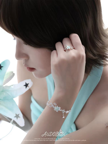 Dreamcore Lily S925 Sterling Silver Vine Ring