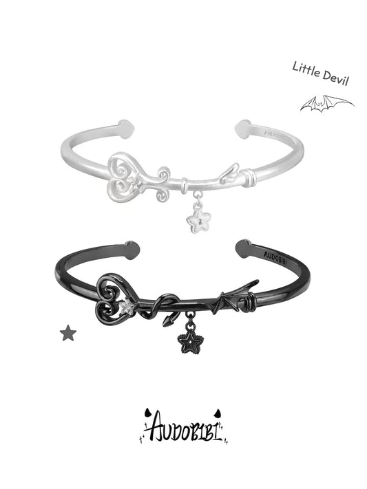 Little Devil 18K Platinum Plating Angel & Demon Bangle