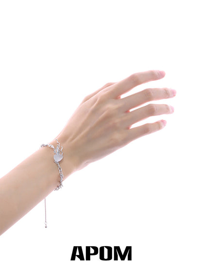 Jellyfish Bloom 18K Platinum Plating Bracelet